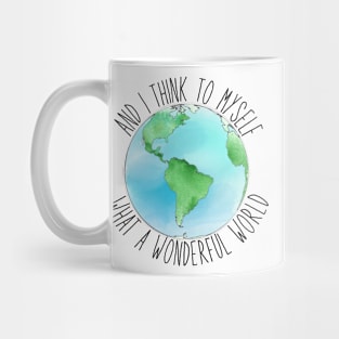 what a wonderful world Mug